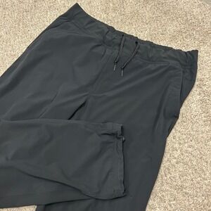 REI Co-op Mens‎ Milford Pants Large 29" Inseam Black Hiking Active Drawstring